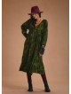 Loose Fit Tiered Long Puff Sleeve Dress